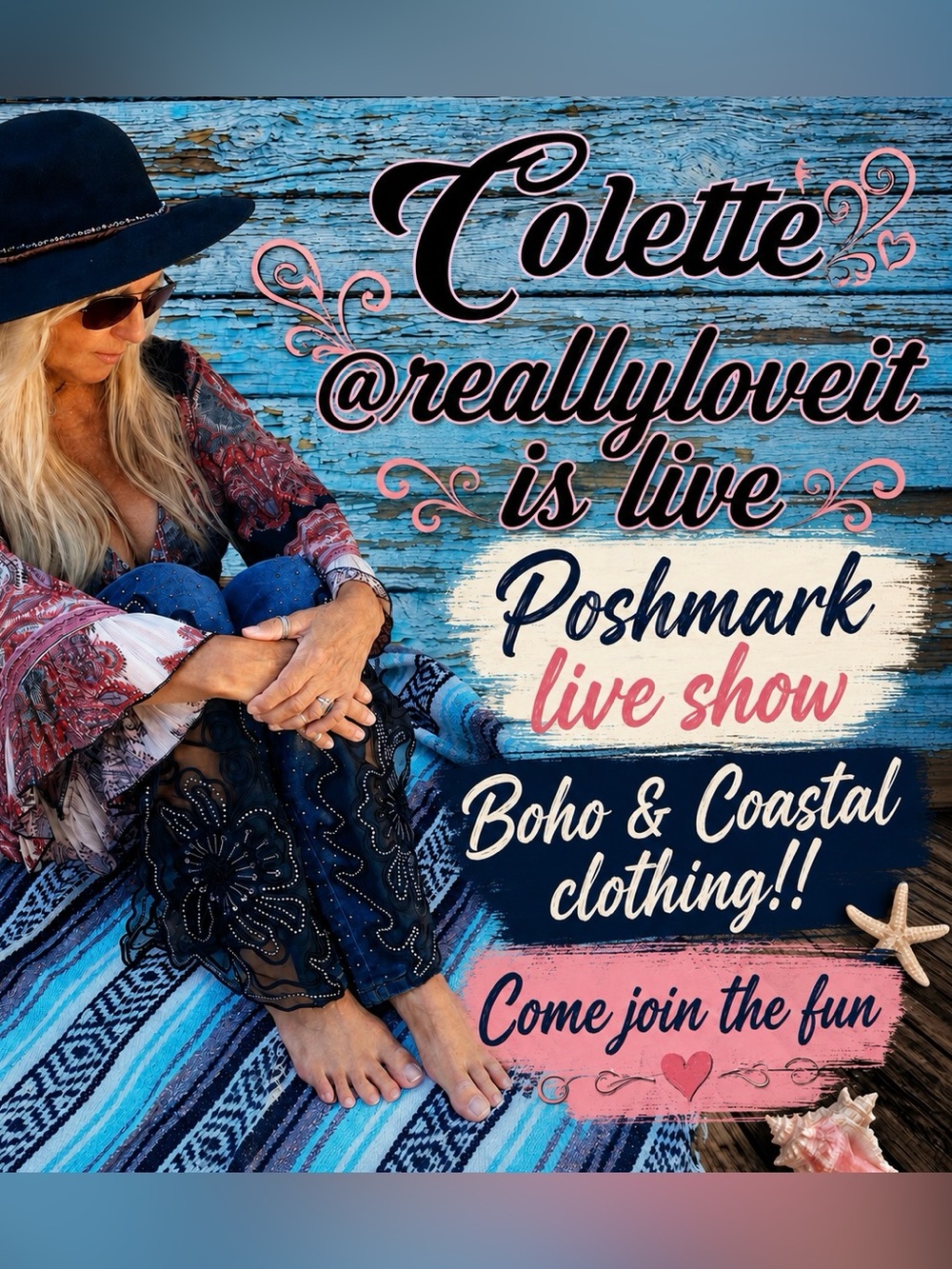 Colette @reallyloveit is LIVE!